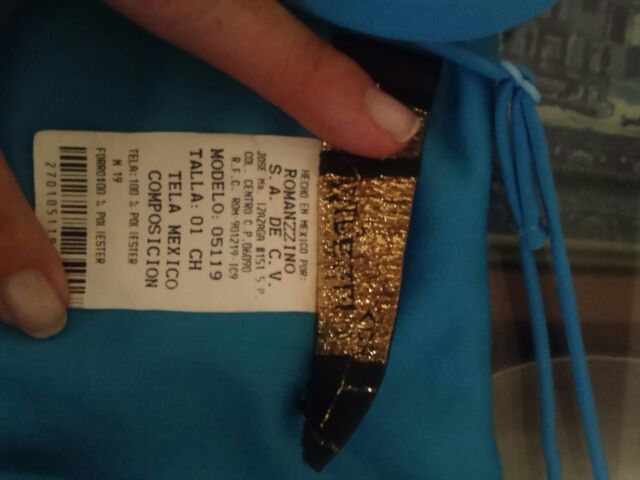 Vestido fiesta azul turquesa