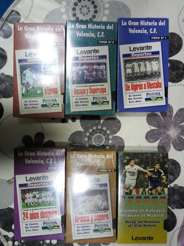 Coleccion de cintas del valencia