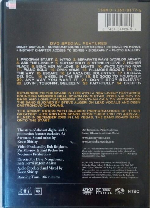 DVDs P.Gabriel / R.Waters / Journey (U2 vendido)