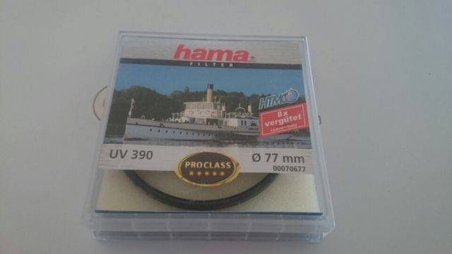 Varios filtros de fotografía