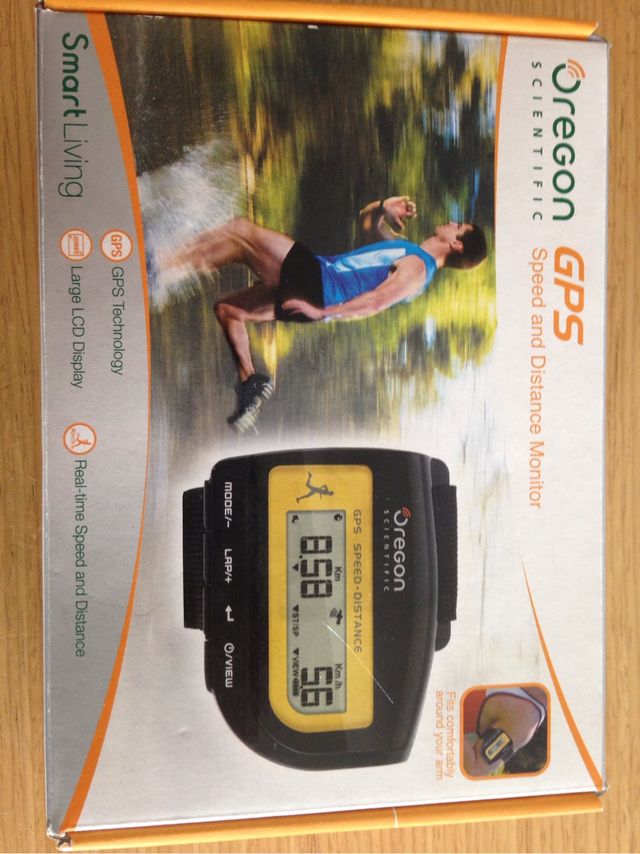Oregon gps monitor de distancia y velocidad