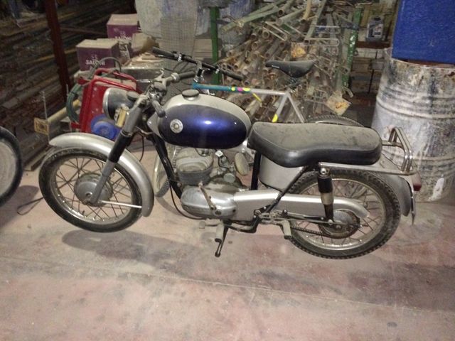 Moto antigua de colección