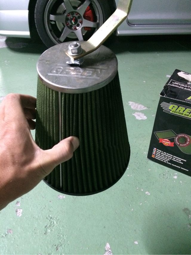 Filtro de aire green 406 coupe