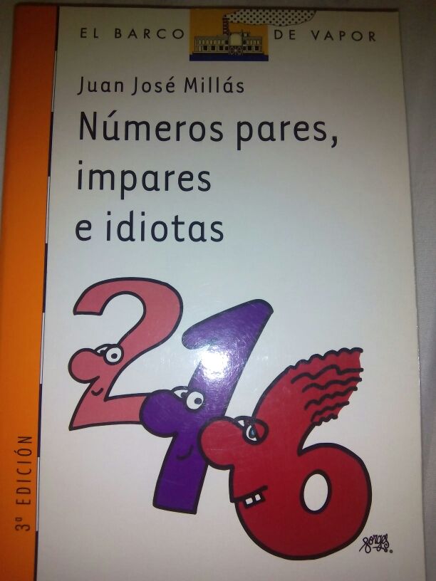 Libro "Números pares, impares e idiotas"