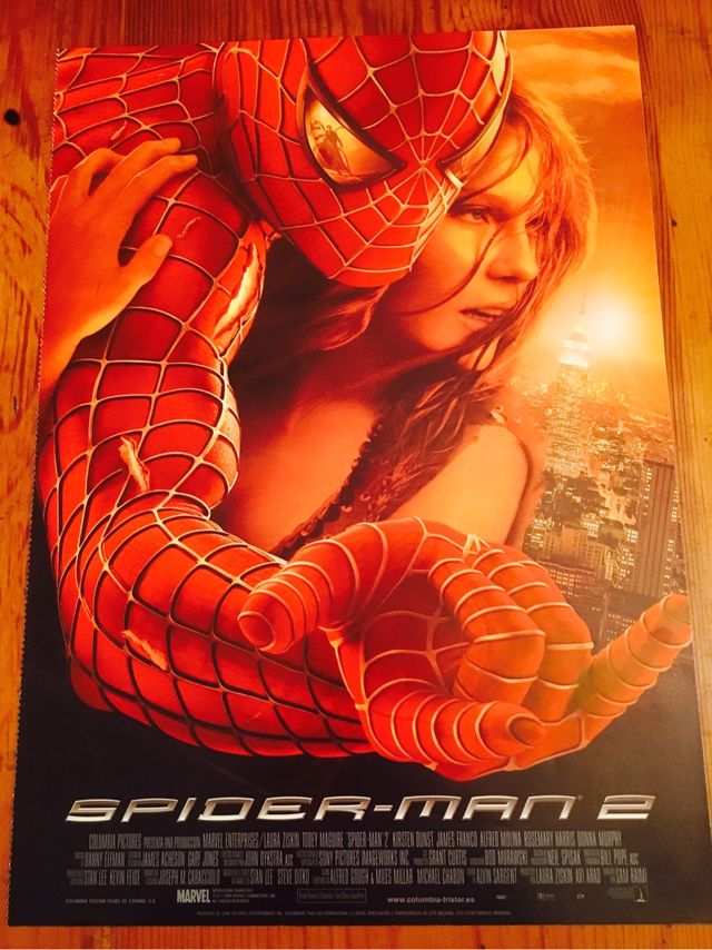 SPIDER-MAN 2 / CARTEL CINE AFICHE SPIDERMAN TOBEY 