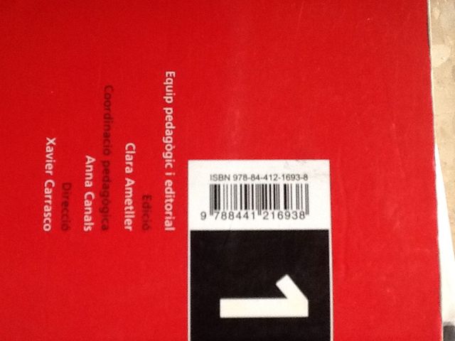 Llengua Catalana I Literatura. 1 Bat