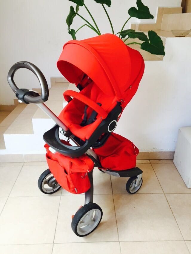 SILLA STOKKE XPLORY V3 ROJO BEBE