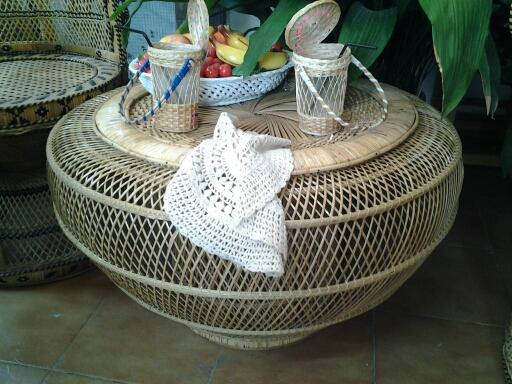 Conjunto de cine sillón Emmanuelle vintage.