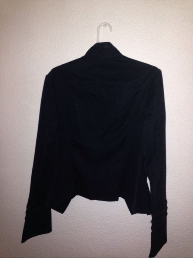 Chaqueta militar negra