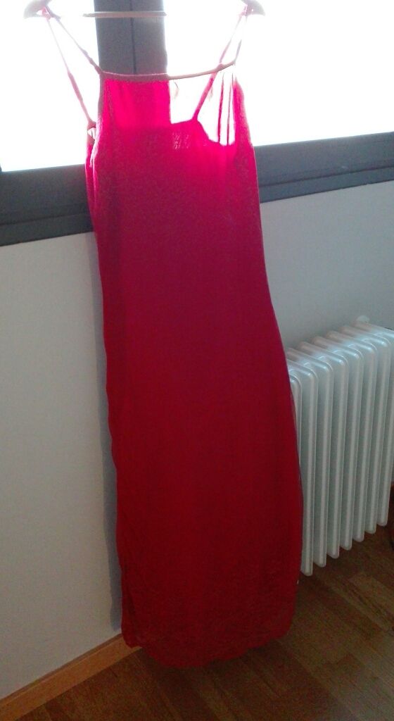 Vestido boda rojo talla40