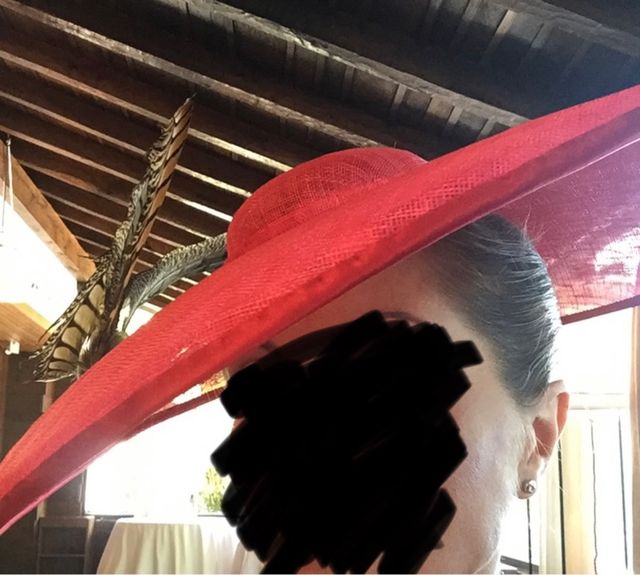 Pamela Con Plumas De Faisán