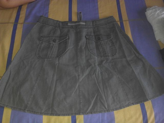 Falda de verano verde