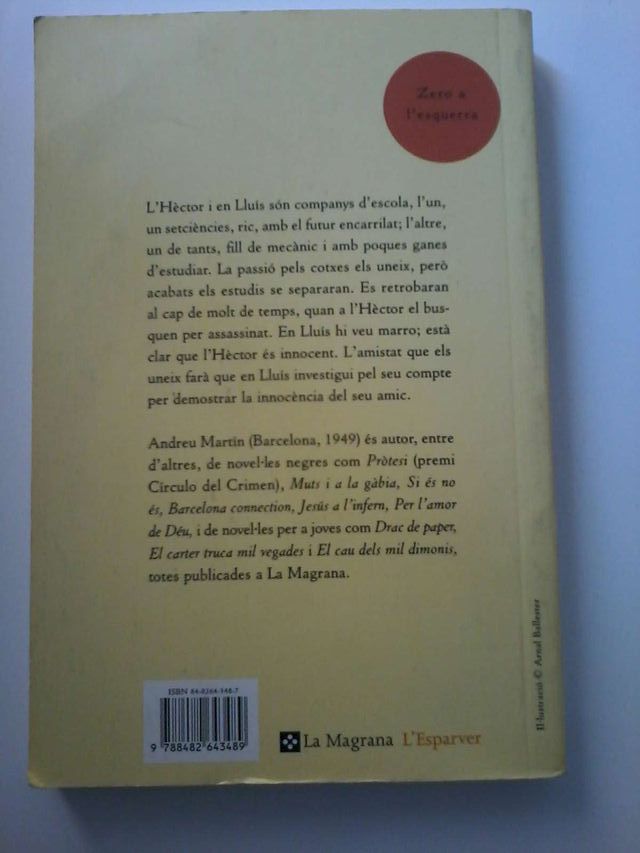 Zero a l'esquerra. Editorial la magrana.