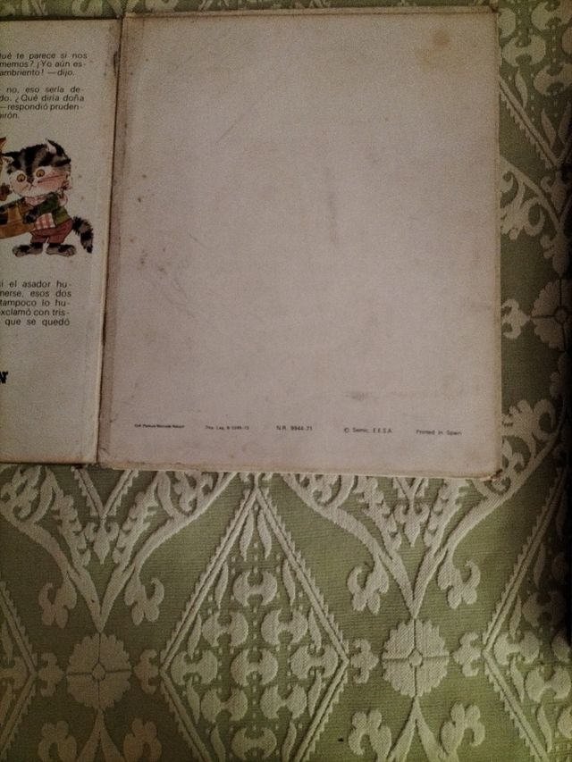 libro antiguo infantil