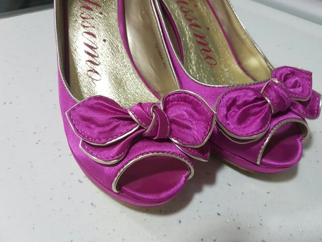 Zapatos de fiesta fucsia
