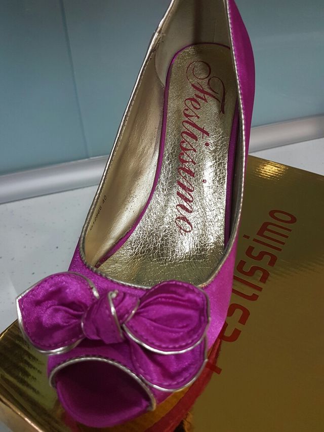 Zapatos de fiesta fucsia