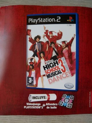 Juego High School Musical 3 de segunda mano por 15 € en High School Musical 3 Fin De Curso Dance+Alfombra Ps2