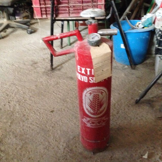 Extintor antiguo