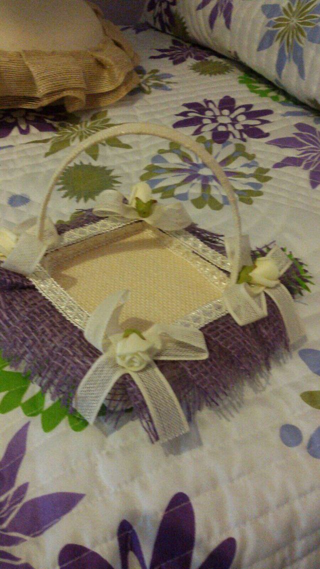 Cestitas para monedas y alianza d boda