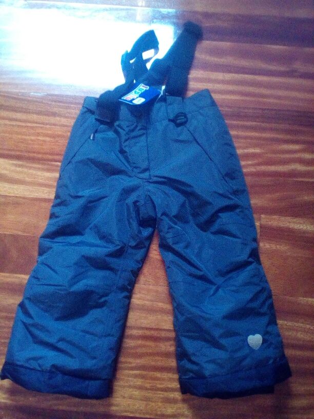 Nuovi pantaloni da sci grigi da bambino