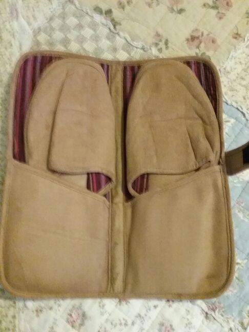 Zapatillas de ante con funda