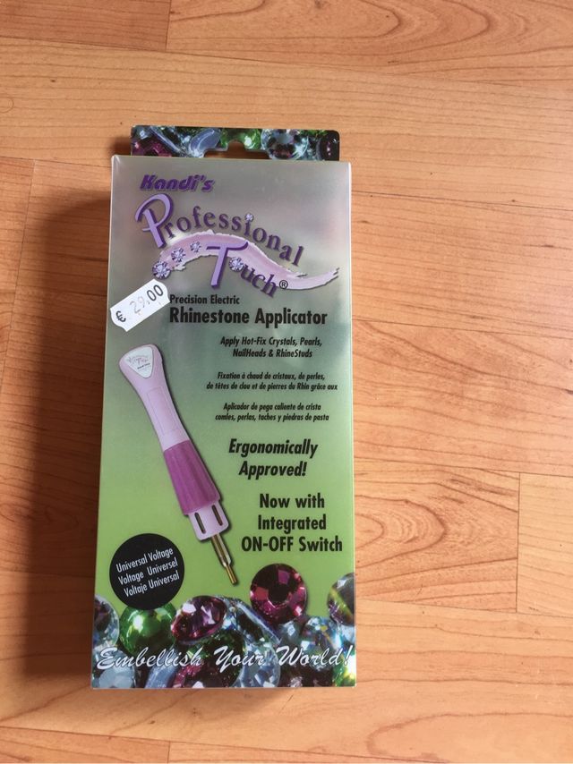 Aplicador fijador de strass