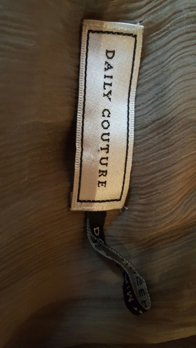 Vestido seda fiesta caramelo