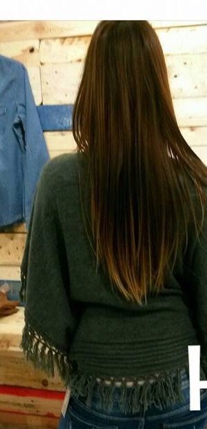 Poncho capa en punto