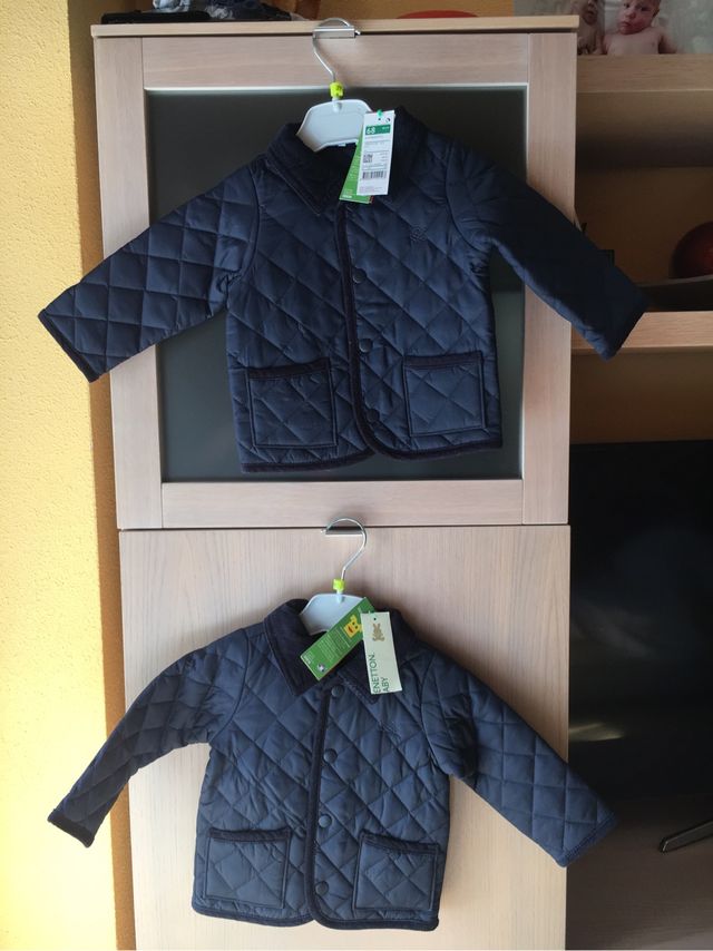 2 Abrigos Bebé 6-9 m. (Benetton)