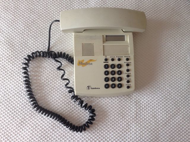 Teléfonos fijos años 90