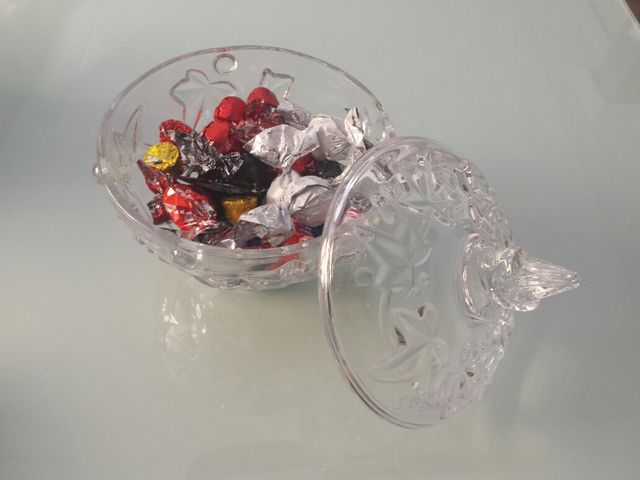 Bombonera cristal tallado