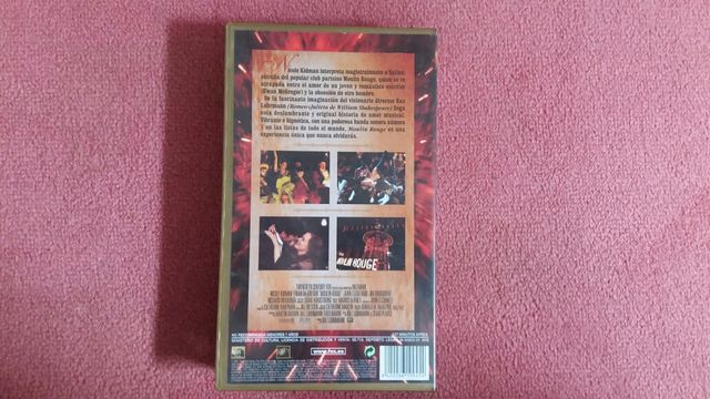 Película "Moulin rouge" en VHS