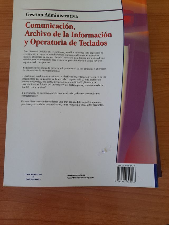 Libros de grado medio administración