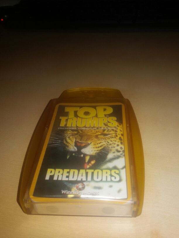 Baraja cartas Top Trumps Predators