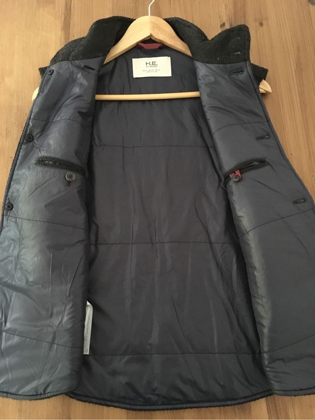 Abrigo tipo jersey HE by Mango