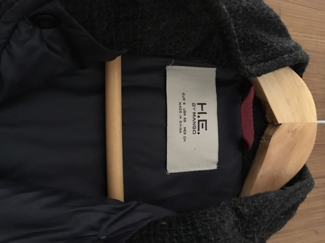 Abrigo tipo jersey HE by Mango