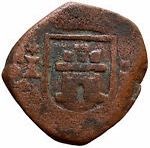 ESPAÑA- 2 Maravides 1680 Carlos II  (Toledo)