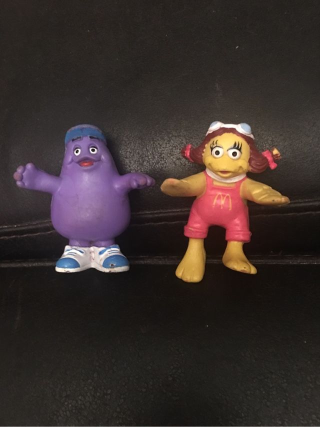 Muñecos pvc antiguos mc donals