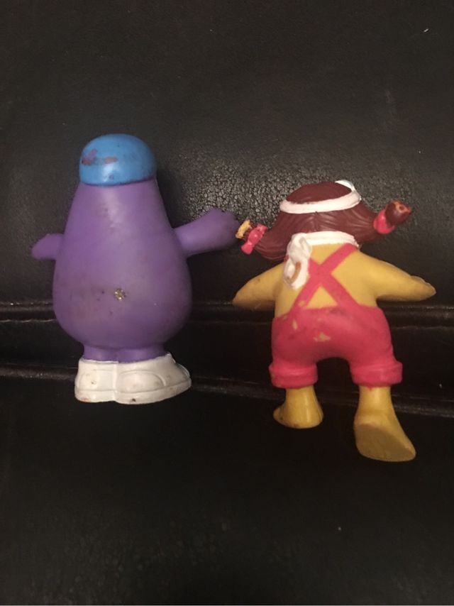 Muñecos pvc antiguos mc donals