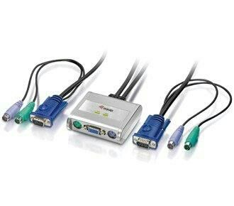 Cable-KVM-Switch 2 port PS-2, VGA