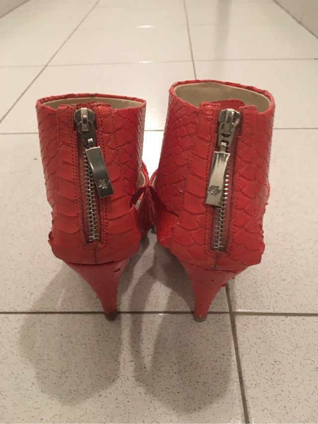 Zapatos piel serpiente