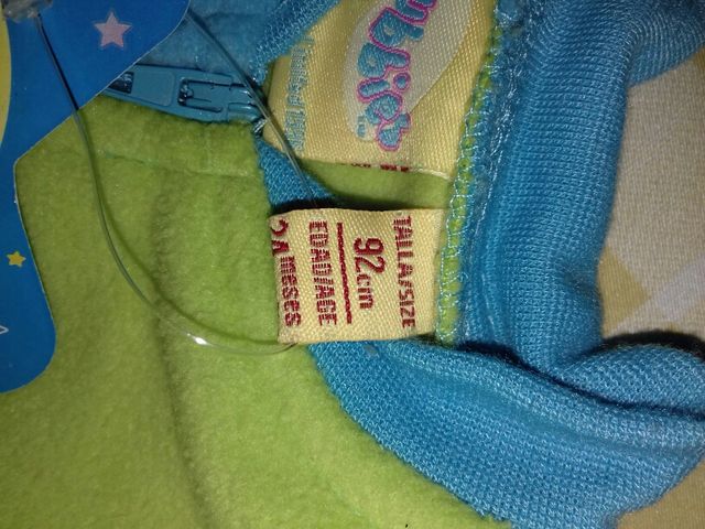 Pijama de teletuvis  polar talla 24