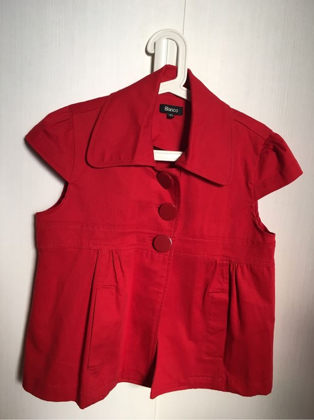 Chaleco rojo de Blanco