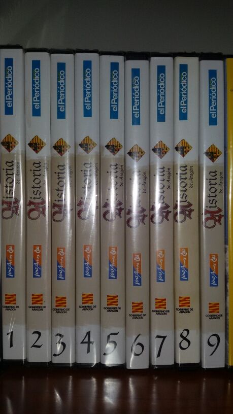 9 DVDS HISTORIA DE ARAGON