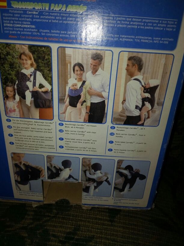 Mochila porta bebes