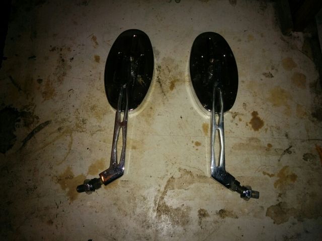 Retrovisores cromados