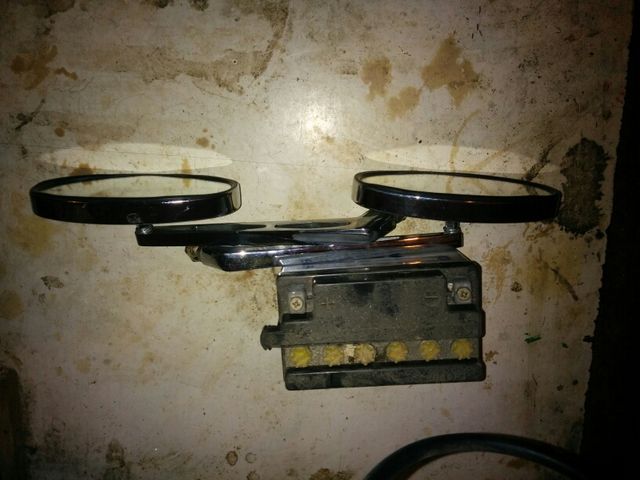 Retrovisores cromados