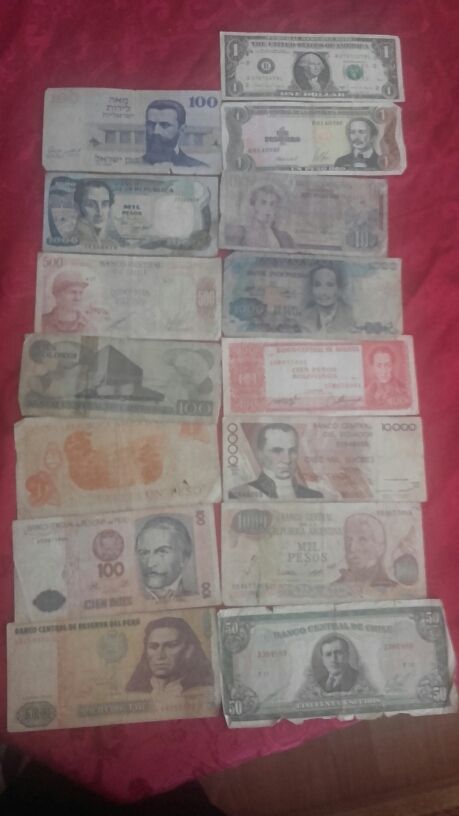Billetes Antiguos y monedas