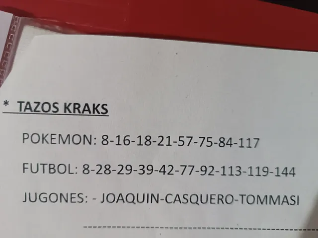 Tazos Krars