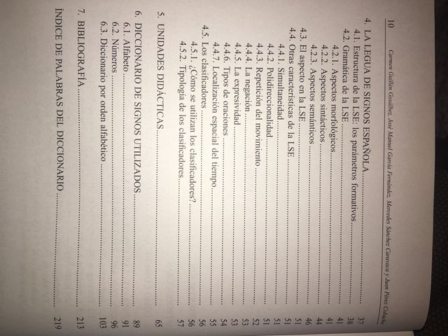 Libro "Lengua de Signos"